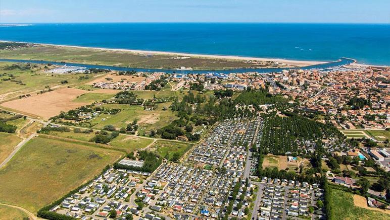 Mobil Home Les Sables Du Midi 4 Etoiles Valras-Plage Eksteriør billede